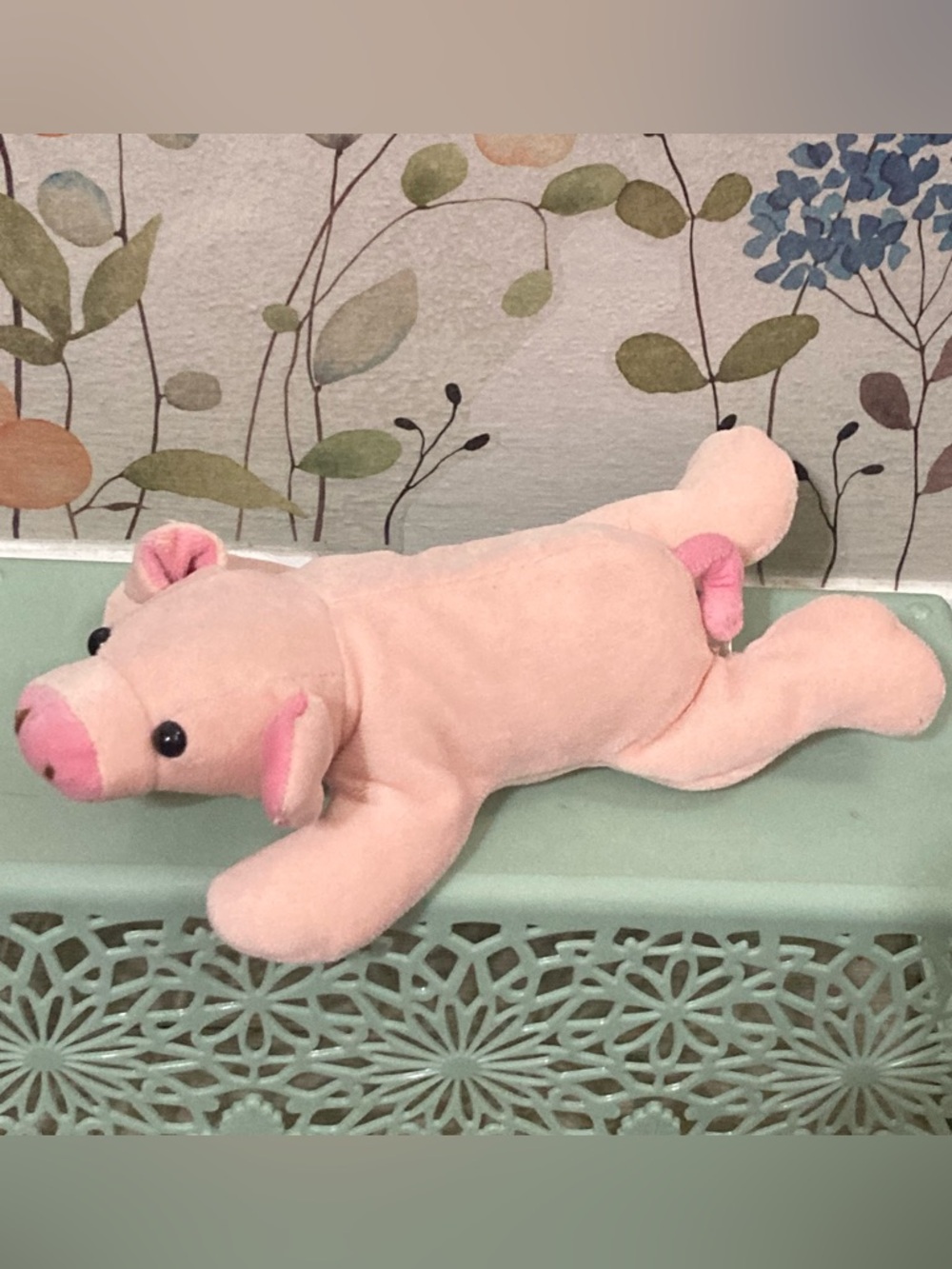 π’ Plush Pink Pig Stuffed Animal - Soft Pink Piglet - Picture 3 of 4
